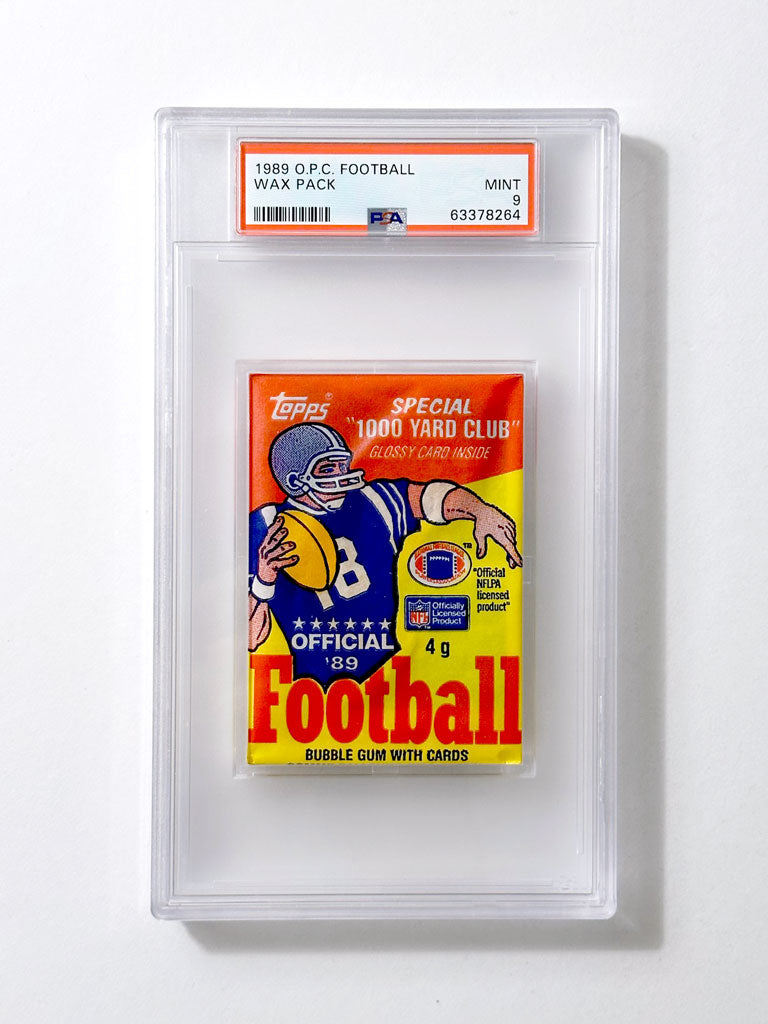 1989 O-Pee-Chee Football Wax Pack - PSA 9