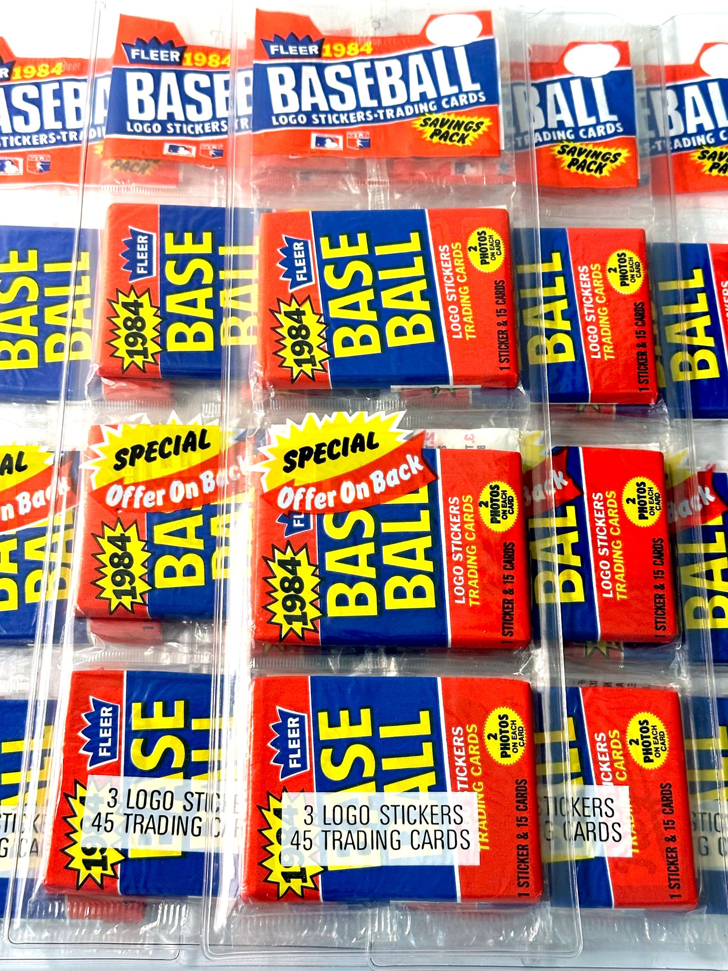 1984 Fleer Baseball Wax Racks