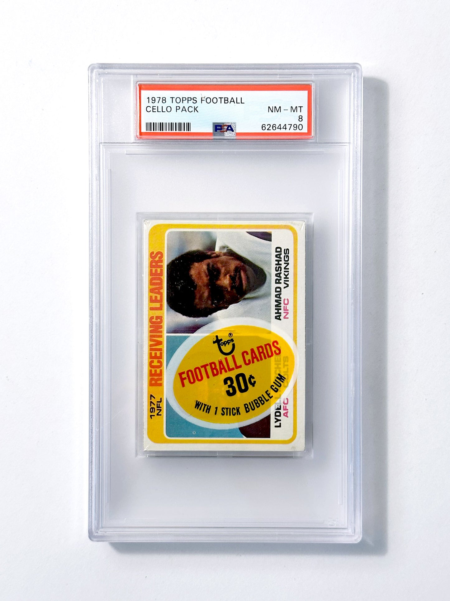 1978 Topps Football Cello Pack - PSA 8