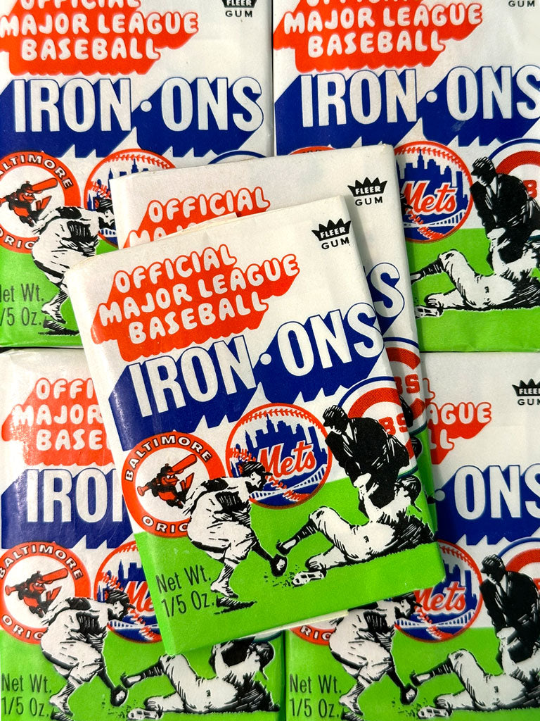 1968 Fleer Major League Baseball Iron-Ons Wax Packs