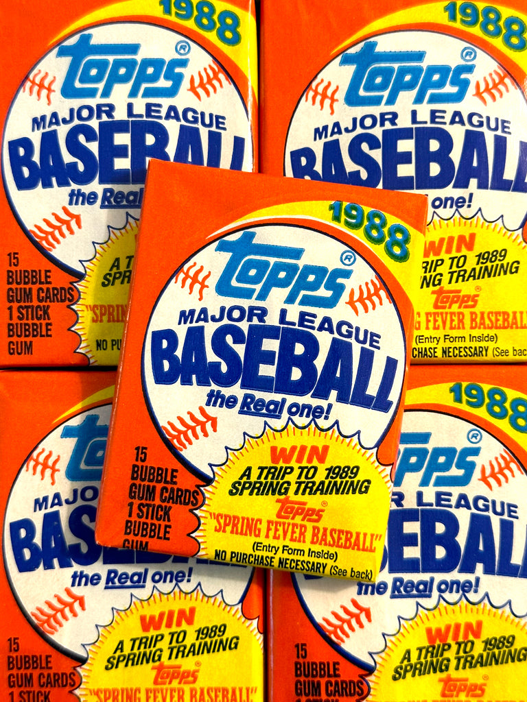 1988 Topps Baseball Wax Packs