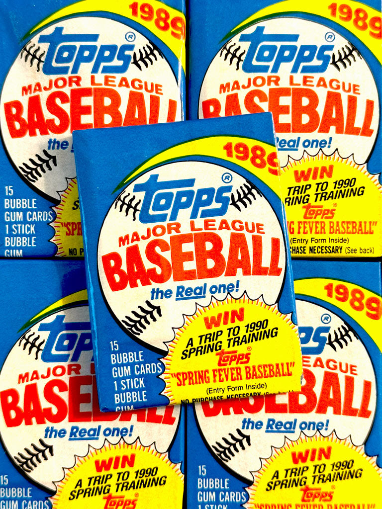 1989 Topps Baseball Wax Packs