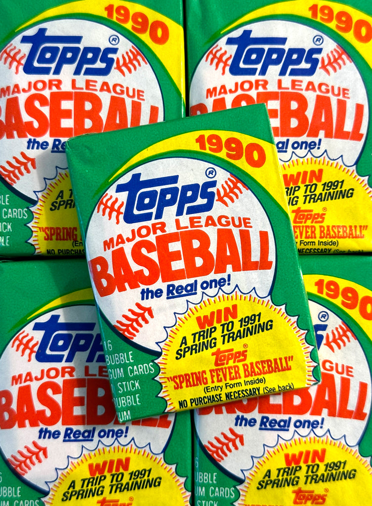 1990 Topps Baseball Wax Packs
