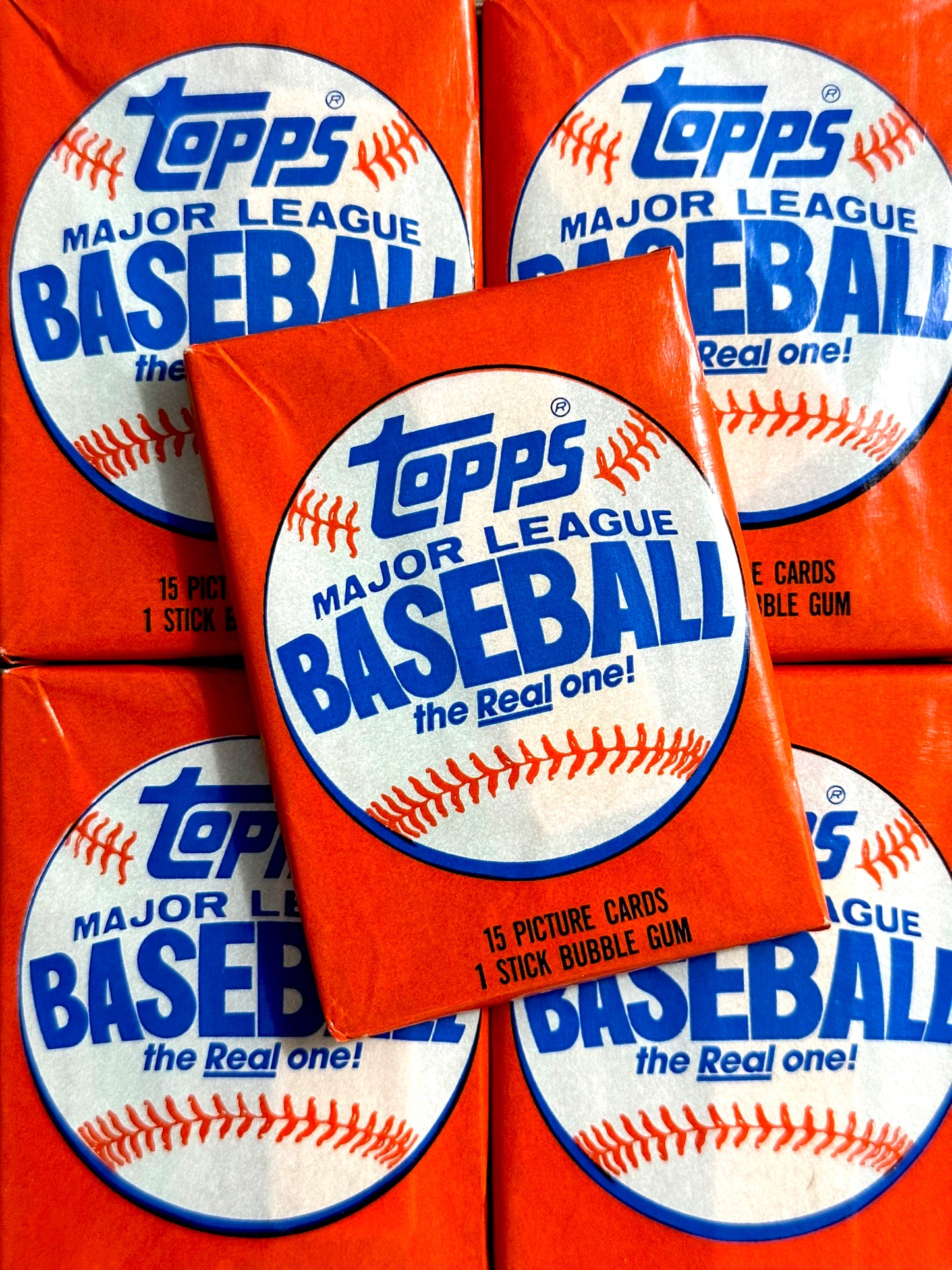 1985 Topps Baseball Wax Packs - "No Date" Wrapper Variation