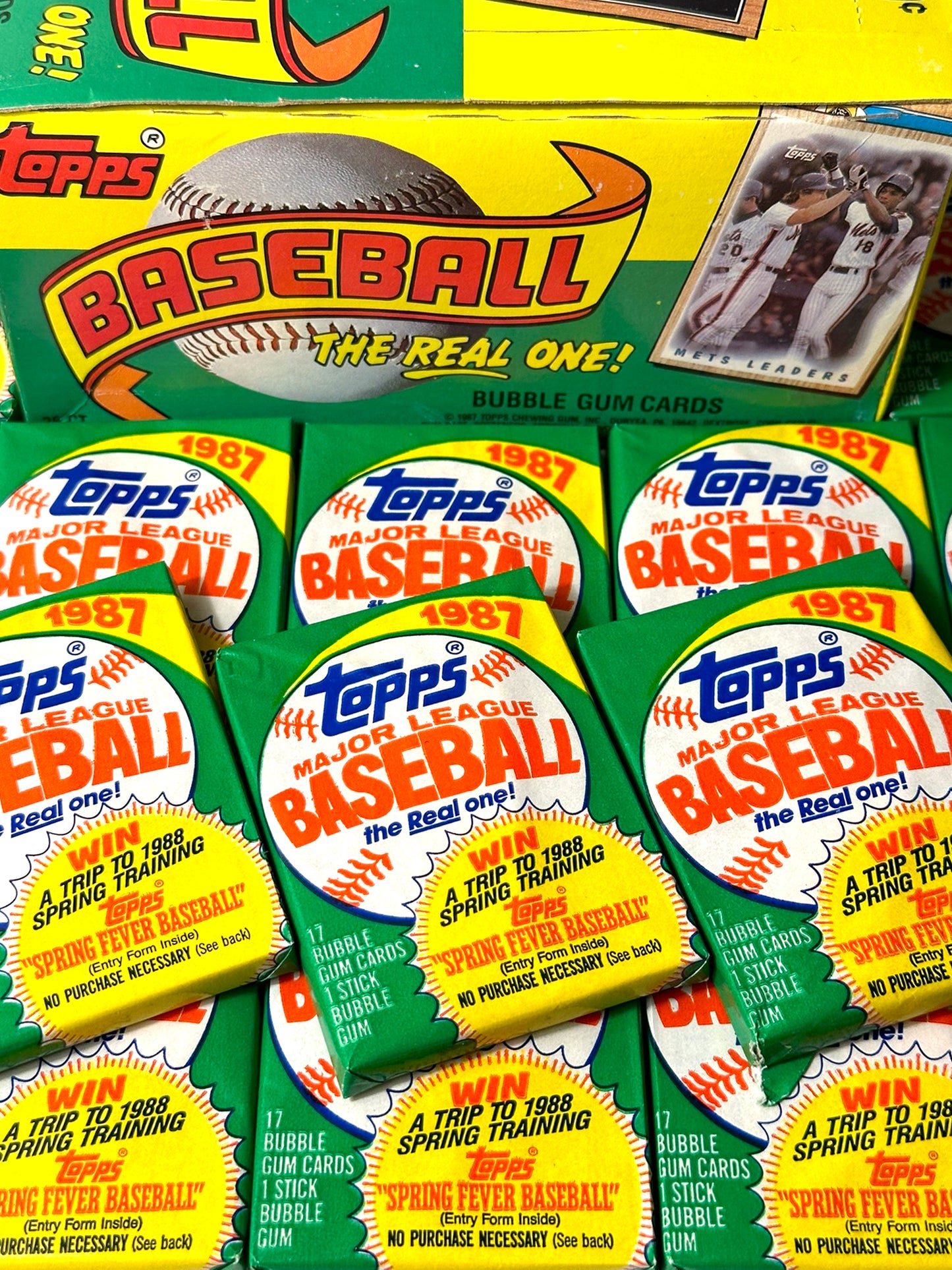 1987 Topps Baseball Wax Packs