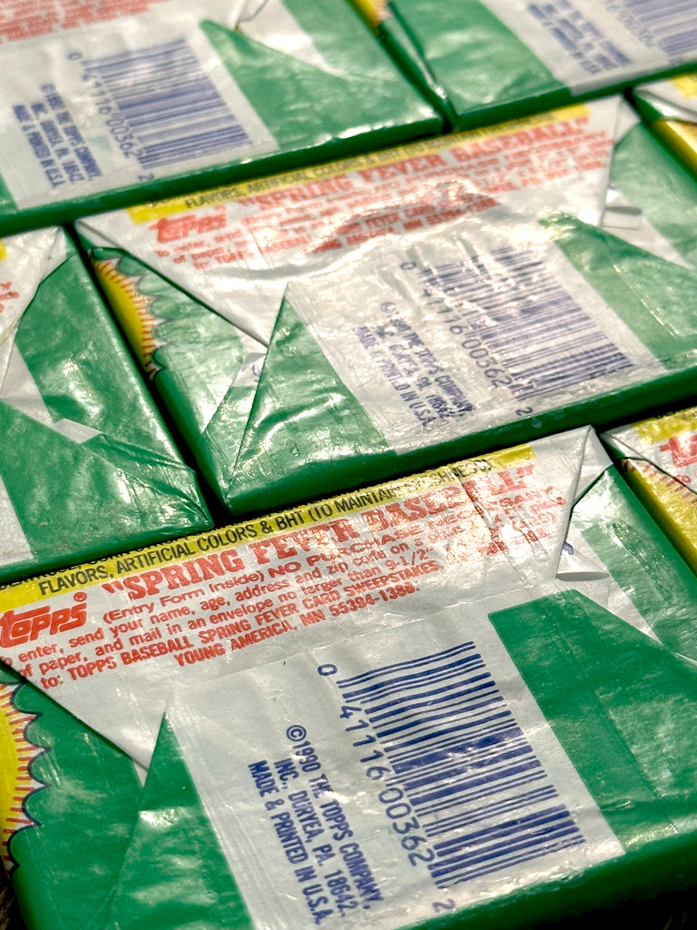 1990 Topps Baseball Wax Packs