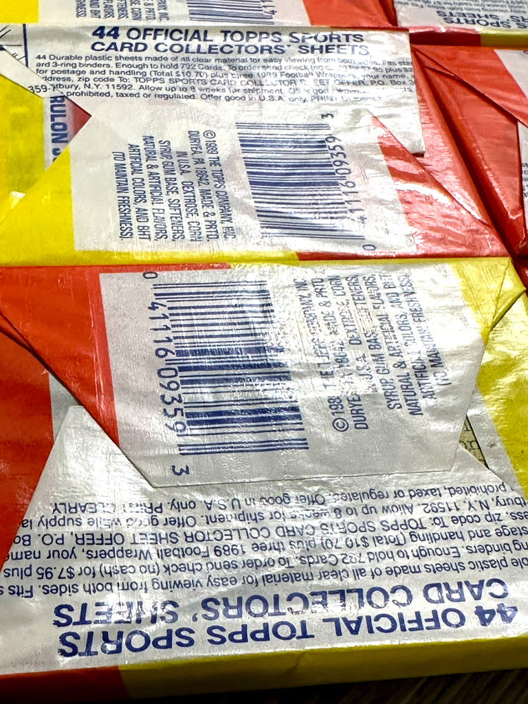 1989 Topps Football Wax Packs