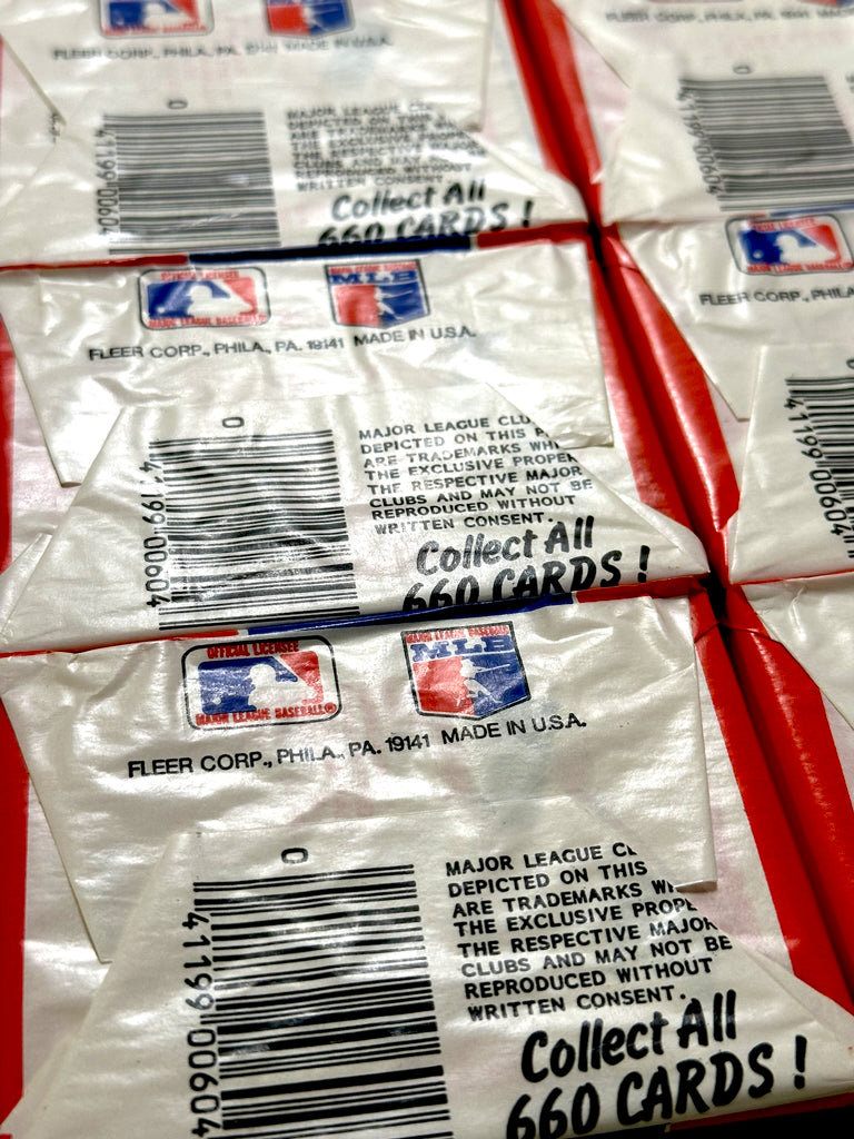1984 Fleer Baseball Wax Packs