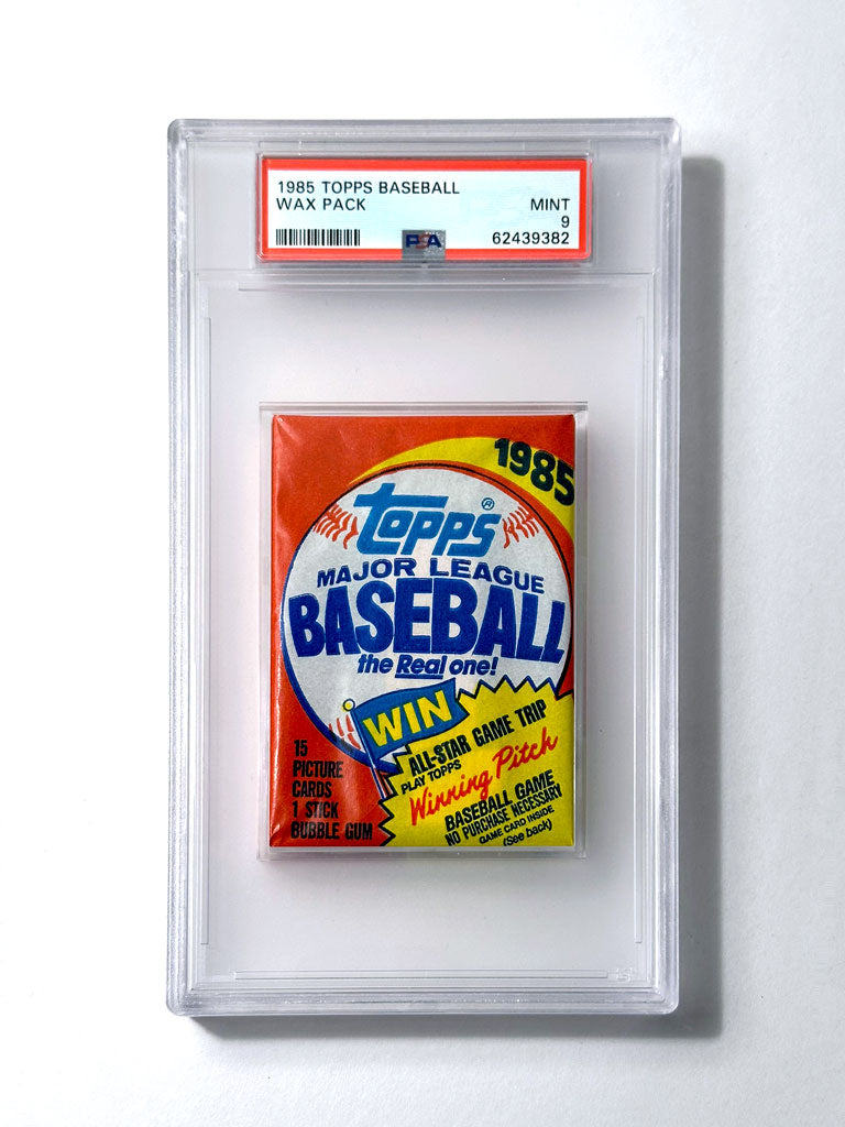 1985 Topps Baseball Wax Pack - PSA 9