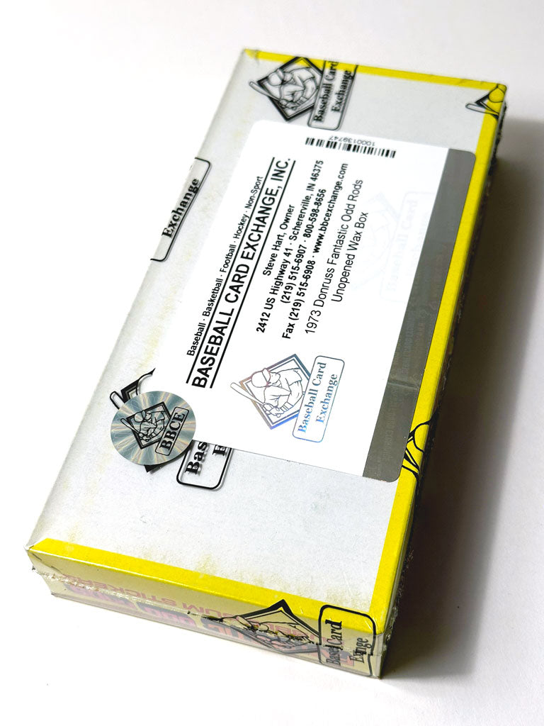 1973 Donruss Fantastic Odd Rods Wax Box - BBCE Authenticated