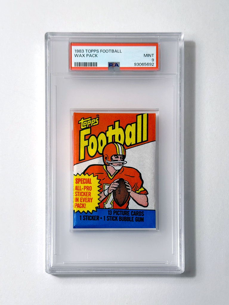 1983 Topps Football Wax Pack - PSA 9