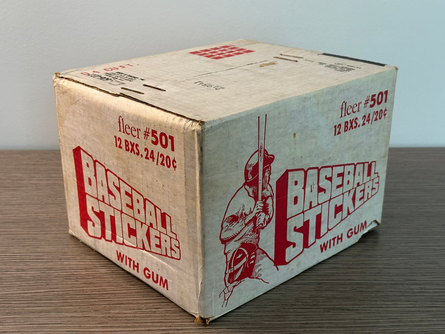 1979 Fleer Baseball Stickers - Factory Sealed Case of 12 Wax Boxes