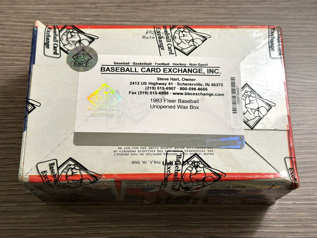1983 Fleer Baseball Wax Packs - Discounted Due to Corner Wear