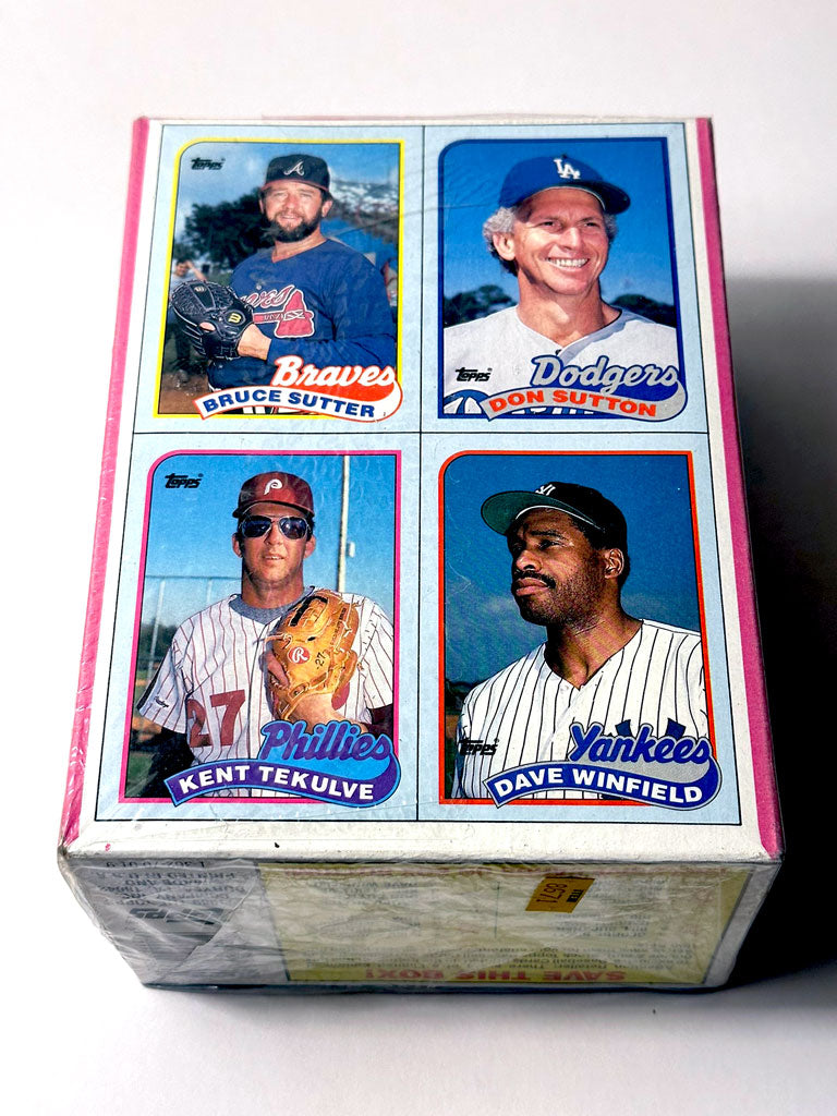 1989 Topps Baseball Wax Box w/Original Wholesale Club Wrap