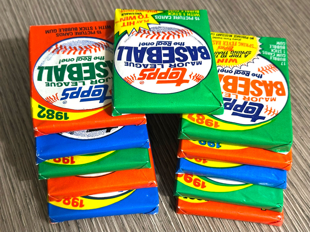 Topps Baseball Wax Pack Run - 1981 thru 1991