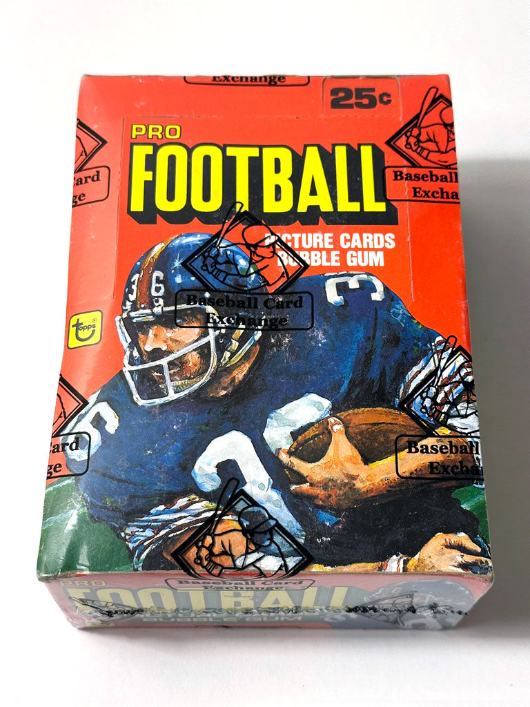 1980 Topps Football Wax Box - BBCE Authenticated