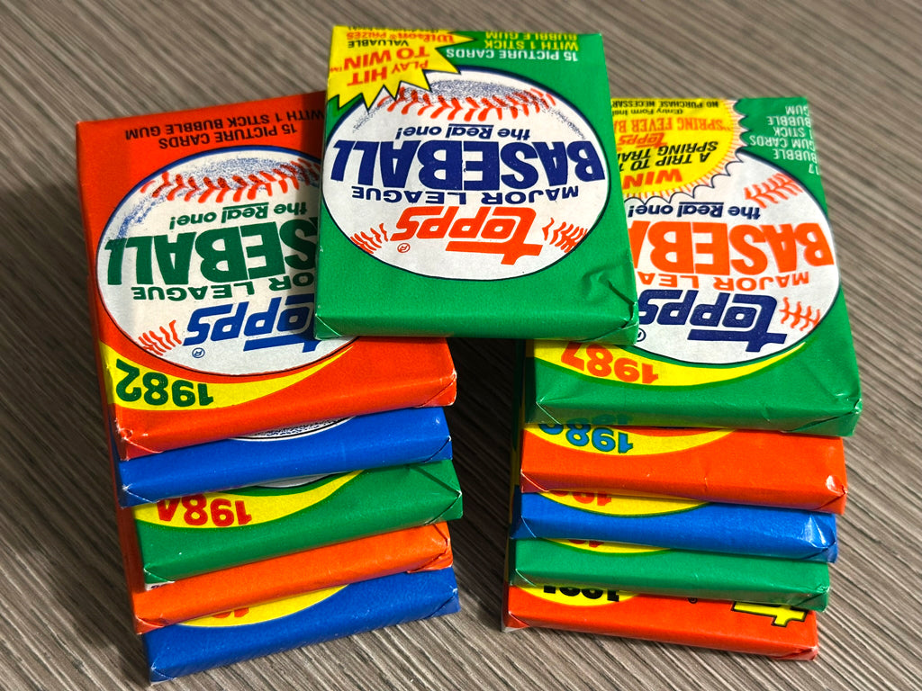 Topps Baseball Wax Pack Run - 1981 thru 1991