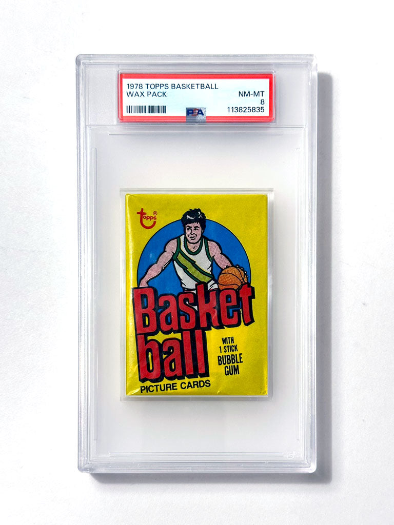 1978 Topps Basketball Wax Pack - PSA 8