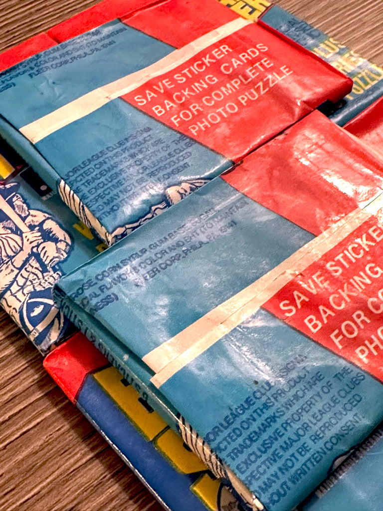 1979 Fleer Baseball Stickers Wax Packs