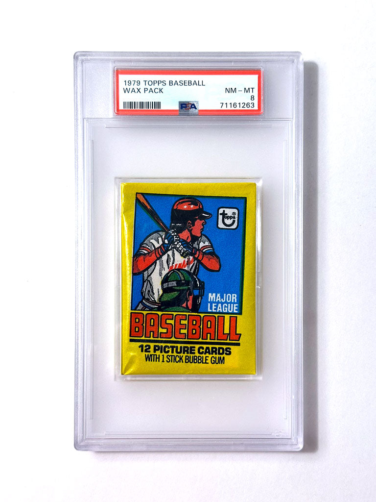 1979 Topps Baseball Wax Pack - PSA 8