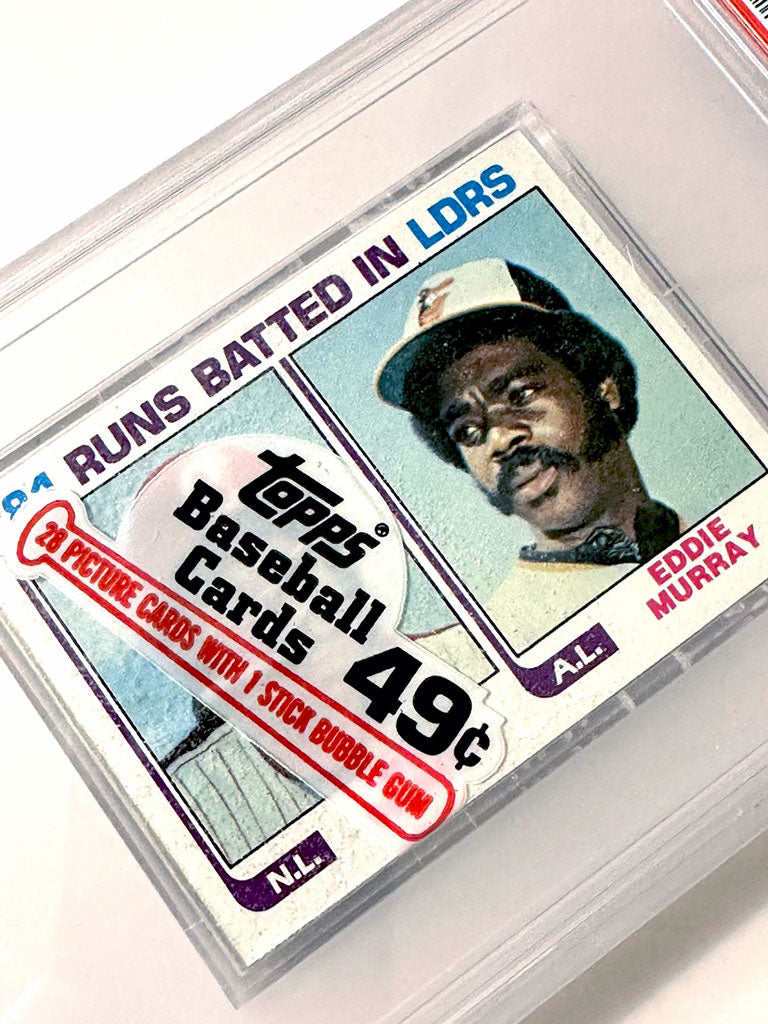 1982 Topps Baseball Cello Pack (Schmidt/Murray Leader on Top) - PSA 9
