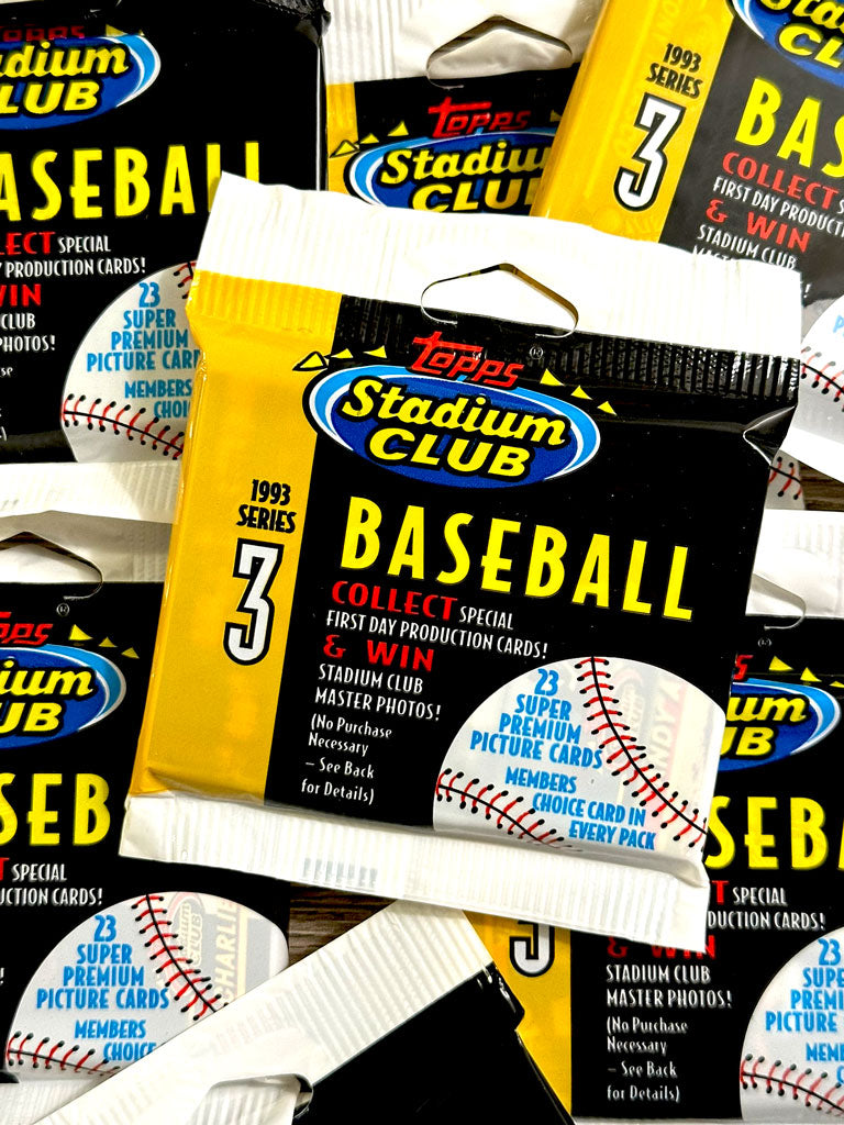 1993 Stadium Club Baseball Jumbo Packs (Series 3)