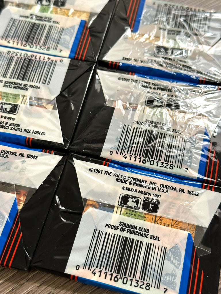 1991 Stadium Club Baseball Packs (Series 1)