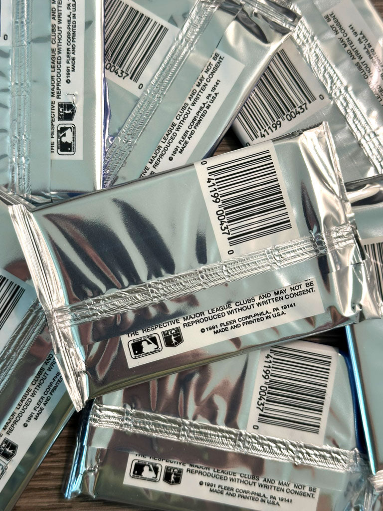 1991 Fleer Ultra Baseball Foil Packs