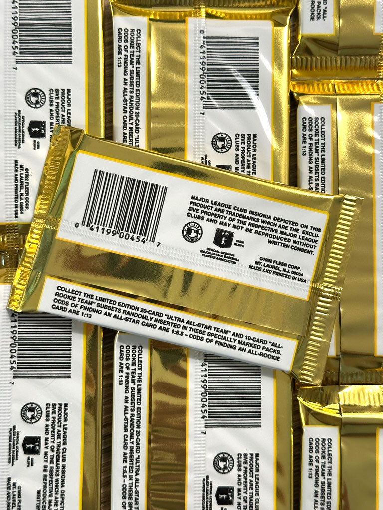 1992 Fleer Ultra Baseball Packs (Series 2)