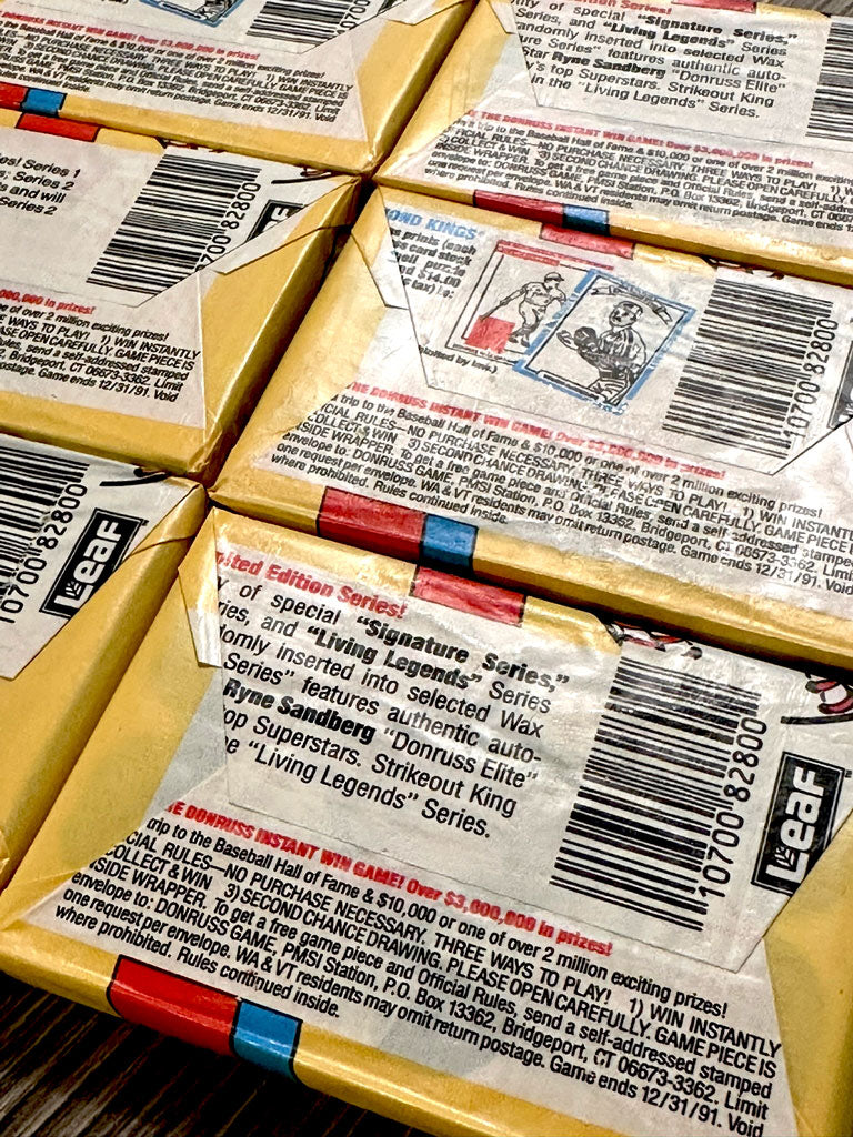 1991 Donruss Baseball Wax Packs (Series 1)