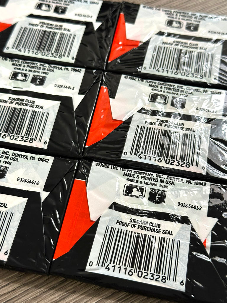 1992 Stadium Club Baseball Packs (Series 1)