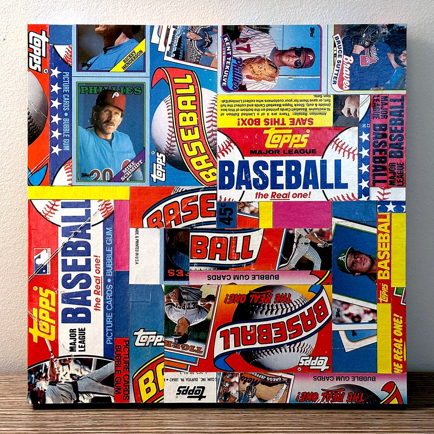 Display Box Art - "Box Bottom Phillies"