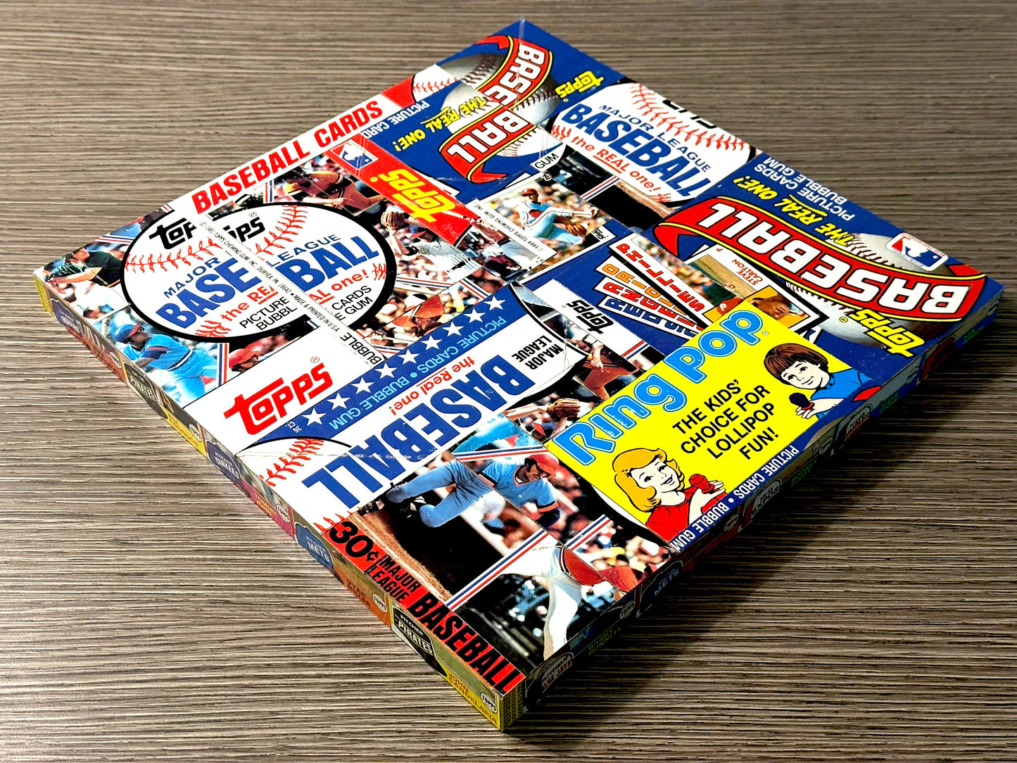 Display Box Art - "Ring Pops and Baseball Cards"