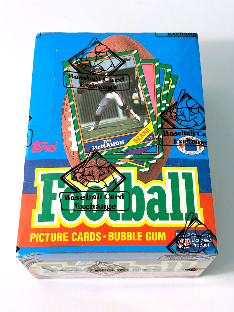 1986 Topps Football Wax Box - BBCE Authenticated