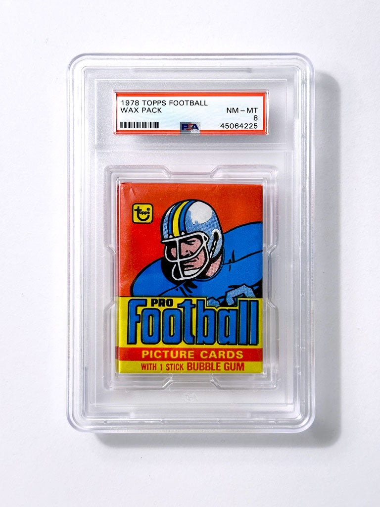 1978 Topps Football Wax Pack - PSA 8