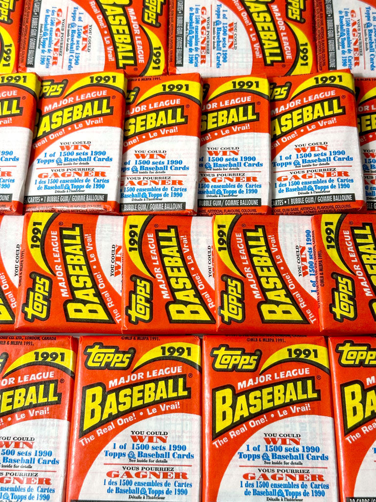 1991 O-Pee-Chee Baseball Wax Packs