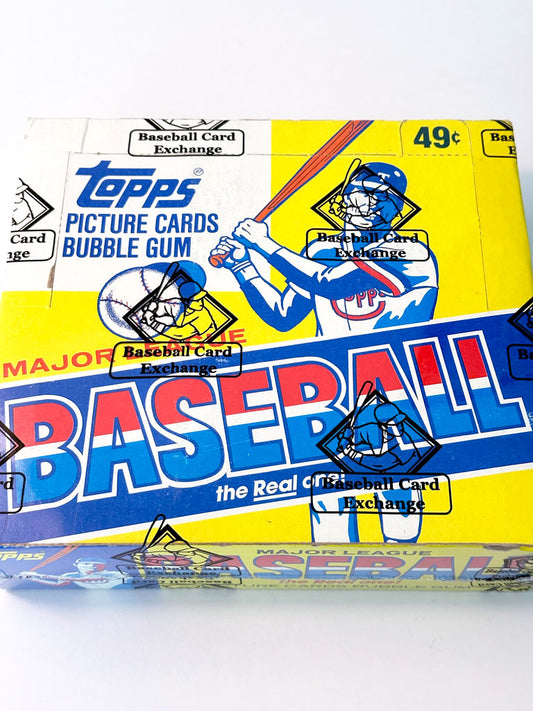 1984 Topps Baseball Cello Box - BBCE Authenticated