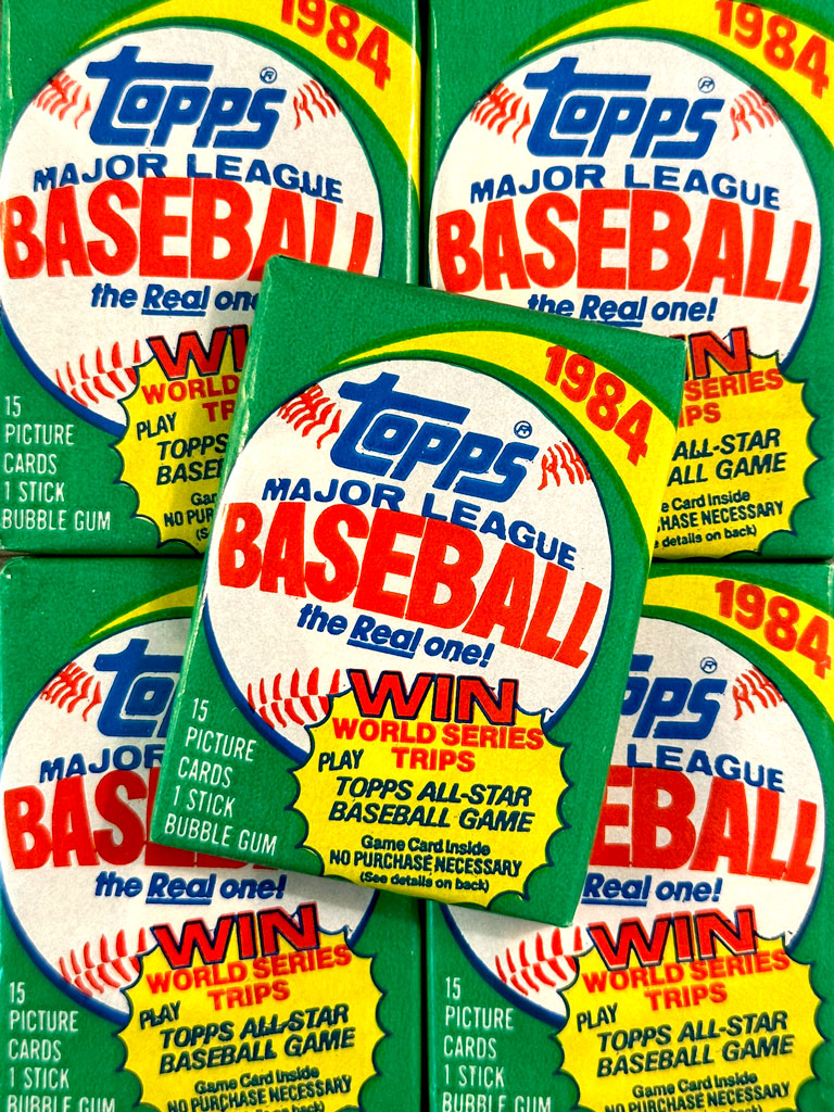 1984 Topps Baseball Wax Packs