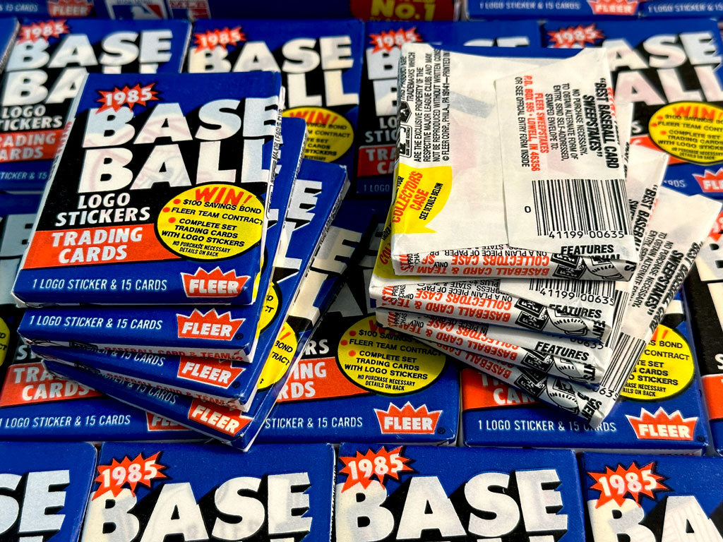 1985 Fleer Baseball Wax Packs