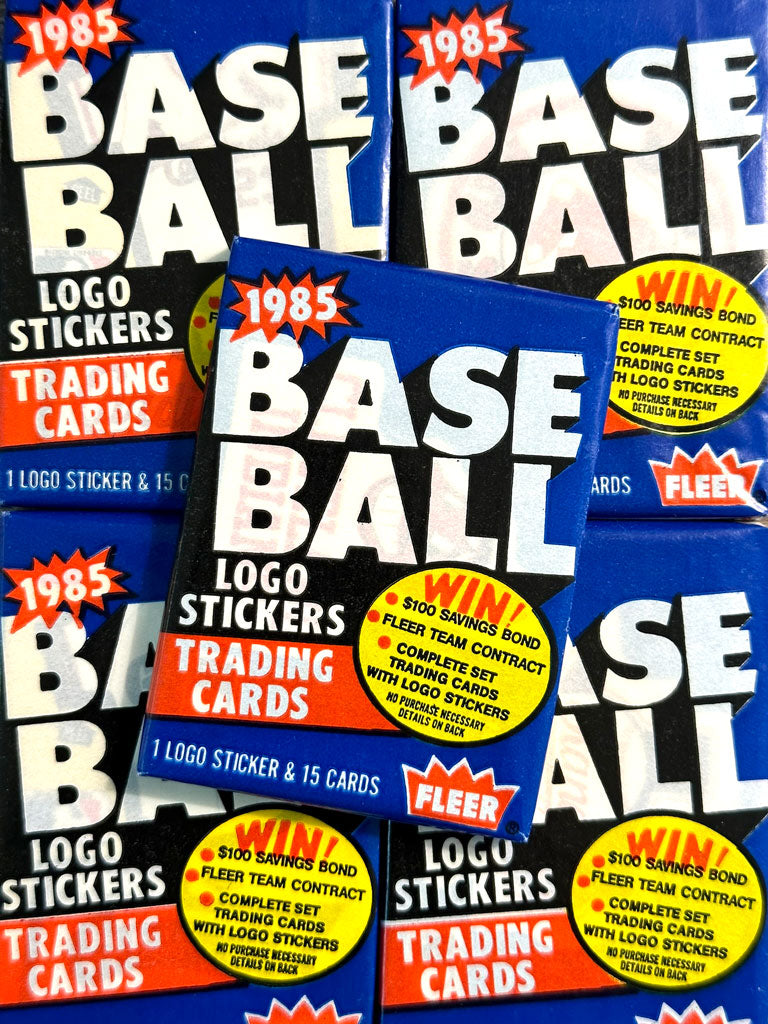 1985 Fleer Baseball Wax Packs