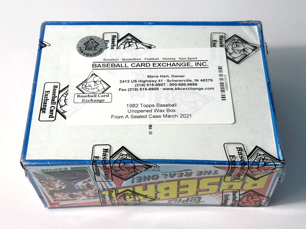 1982 Topps Baseball Wax Box - BBCE Authenticated (FASC)