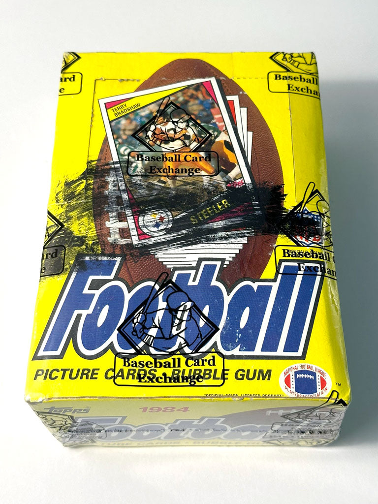 1984 Topps Football Wax Box - BBCE Authenticated (X-Out)