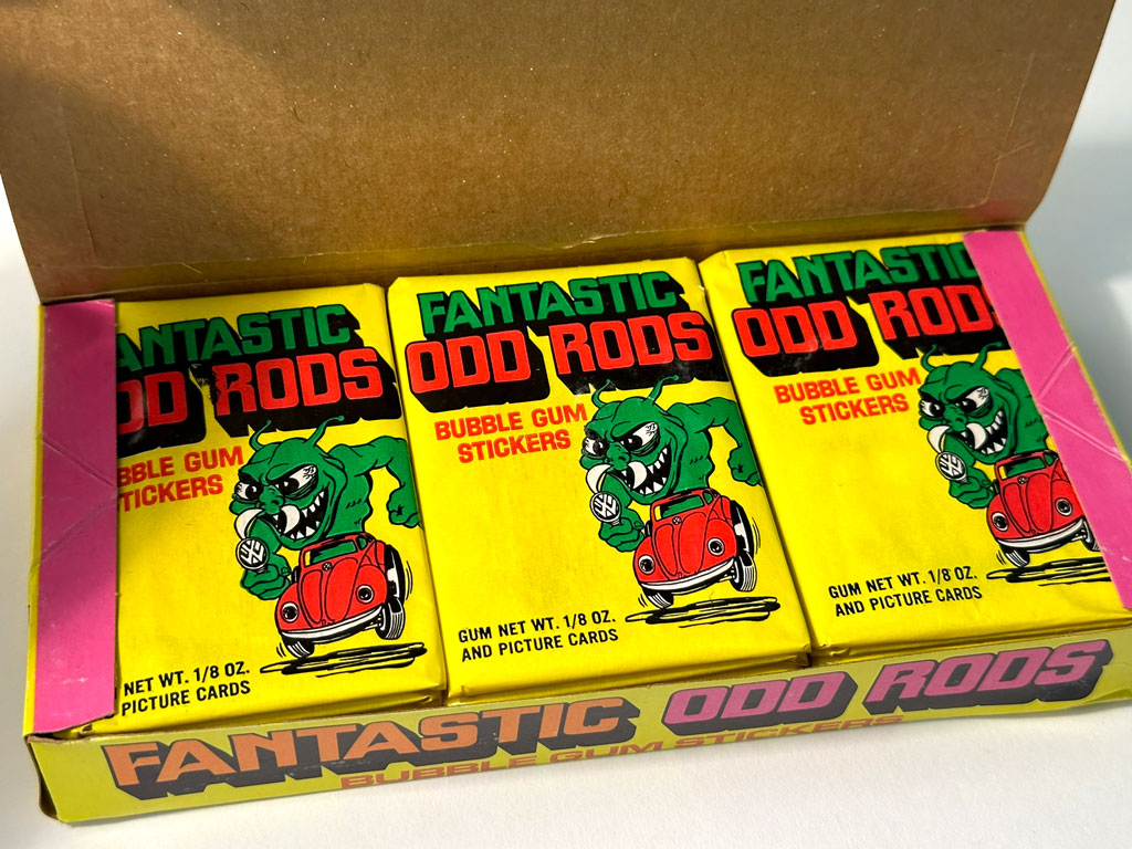 1973 Donruss Fantastic Odd Rods Wax Box