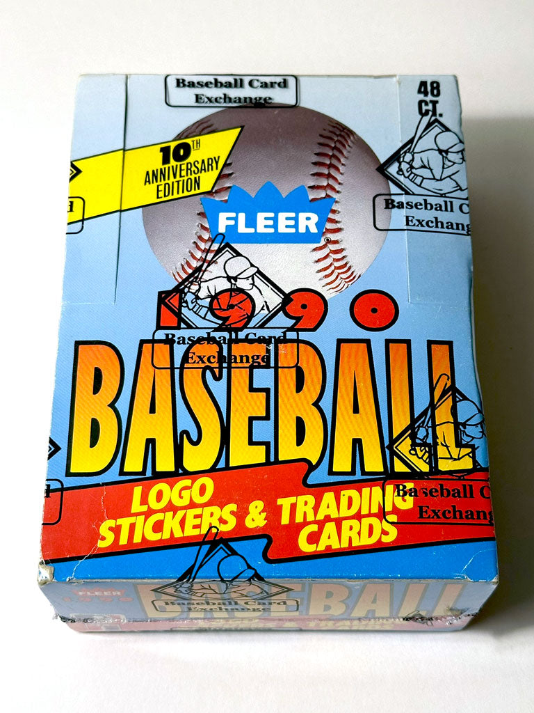 1990 Fleer "Canadian" Baseball Wax Box - BBCE Authenticated