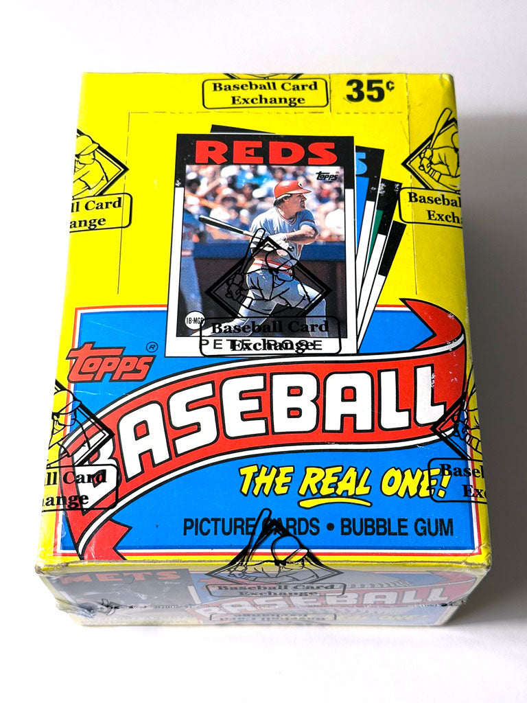 1986 Topps Baseball Wax Box - BBCE Authenticated (FASC)