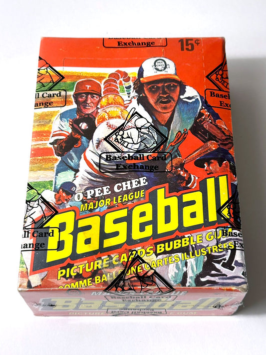 1978 O-Pee-Chee Baseball Wax Box - BBCE Authenticated (Tape Intact)