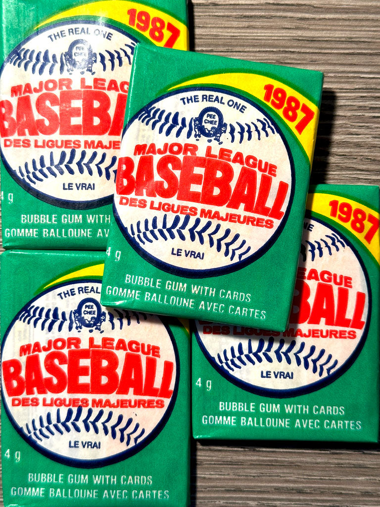 1987 O-Pee-Chee Baseball Wax Packs