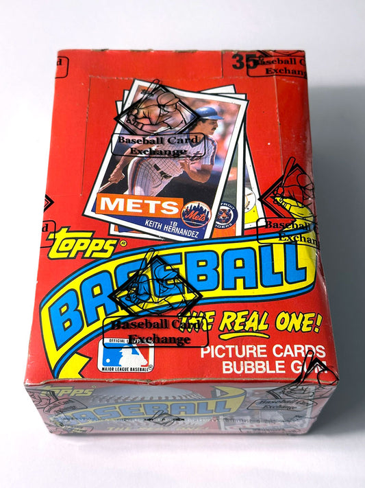 1985 Topps Baseball Wax Box - BBCE Authenticated