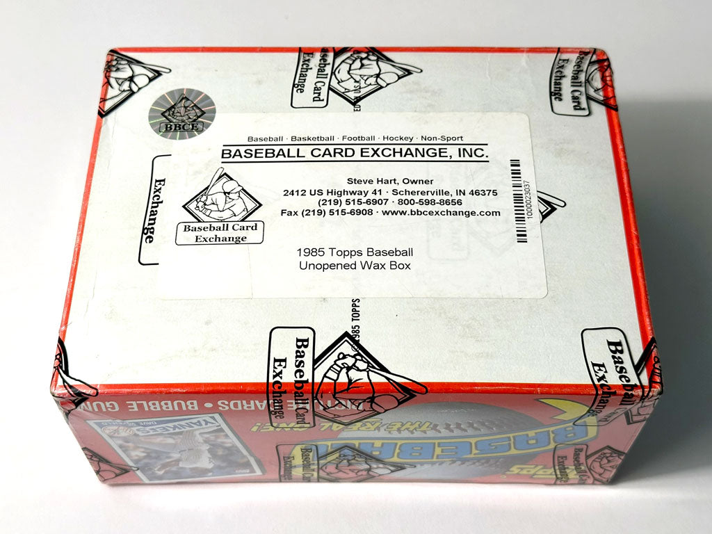 1985 Topps Baseball Wax Box - BBCE Authenticated