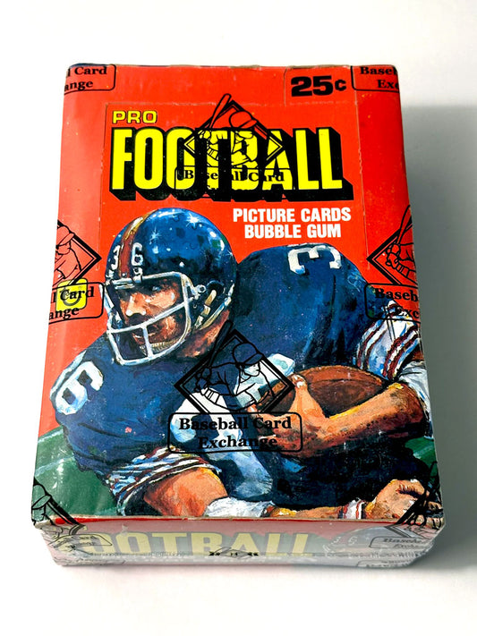 1980 Topps Football Wax Box - BBCE Authenticated